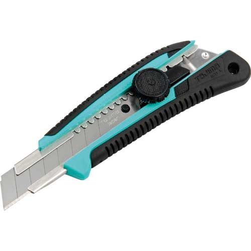 タジマ カッターナイフ ネジプロ グリ-L 緑 クリアケース入 LC561GCL