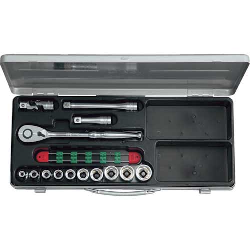 KTC 12.7sq.ソケットレンチセット(14点) 差込角12.7mm 14点セット 6角 TB410