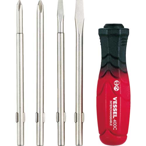 VESSEL デュアルトーン差替ドライバー(4本組) TD-2100