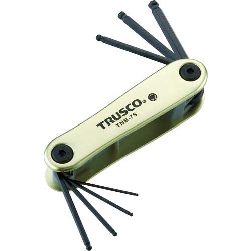 TRUSCO ボールポイント六角棒レンチセット ナイフ式 TNB7S