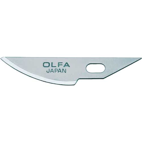 OLFA アートナイフプロ替刃曲線刃3枚入ポリシース XB157K