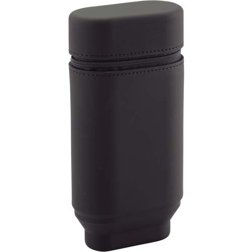 LIHIT スタンドペンケース オーバルタイプLサイズ ブラック A7695-24