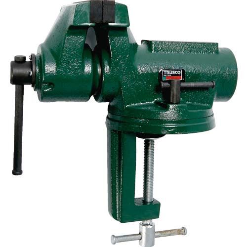 TRUSCO 回転式ベンチバイス 100mm BV-100SN