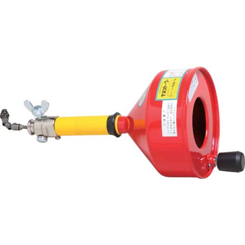 【廃番】ヤスダ 排水管掃除機CR型ハンディ CR-6-12