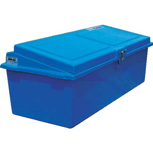 【廃番】ライフパーク 【受注停止中】 プラキャビンH型 中皿なし 外径寸法:間口1180×奥行570×高さ490mm 設置寸法:間口1090×奥行520mm 青 HSS