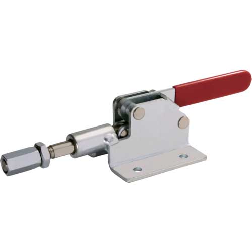 育良 横押し型トグルクランプ スチール(31408) ストローク13mm フランジベース 押圧力0.6kN ISK-51BXS0