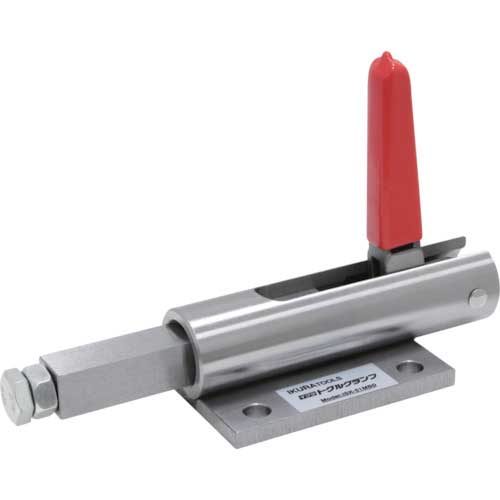 育良 横押し型トグルクランプ スチール(31454) ストローク43mm フランジベース 押圧力3.0kN ISK-51MB0