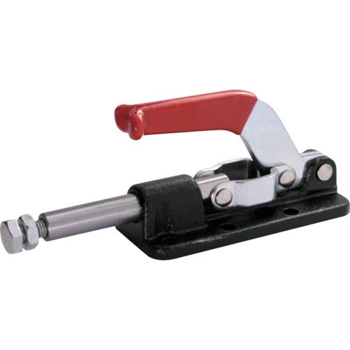 育良 横押し型トグルクランプ スチール(31414) ストローク50.8mm フランジベース 押圧力11.36kN ISK-SL3500