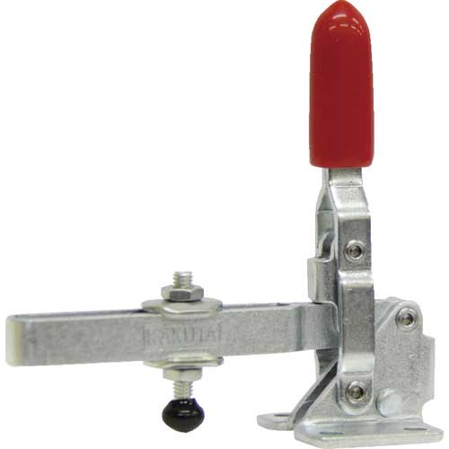 角田 ハンドル縦型トグルクランプ(下方押え型) No.HV153-XL 締圧力0.19〜0.45kN KC-HV153-XL