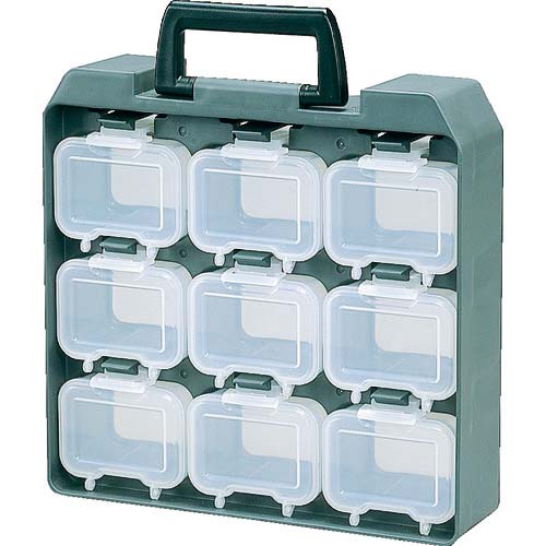 アイリスオーヤマ 231010 パーツ収納 ユニットケース(ウエストケース9個付) UC-9