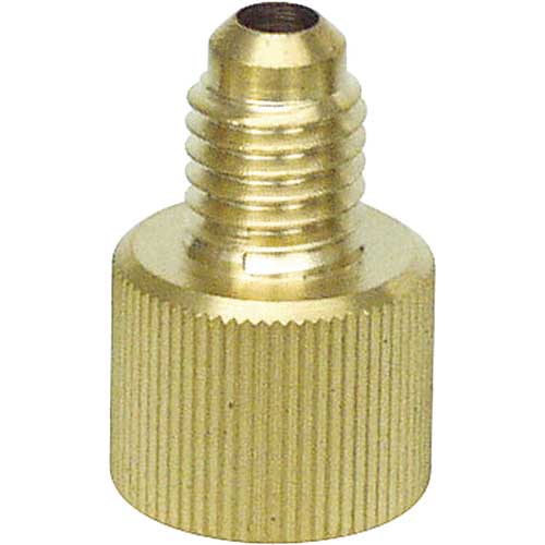 Asada カーエアコン用異径アダプタ M10メス×1/4 オス 手締めタイプ Y06111K