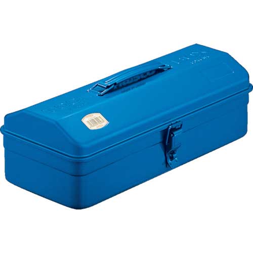 TRUSCO 山型ツールボックス(山型工具箱) 373X164X124 ブルー Y-350-B