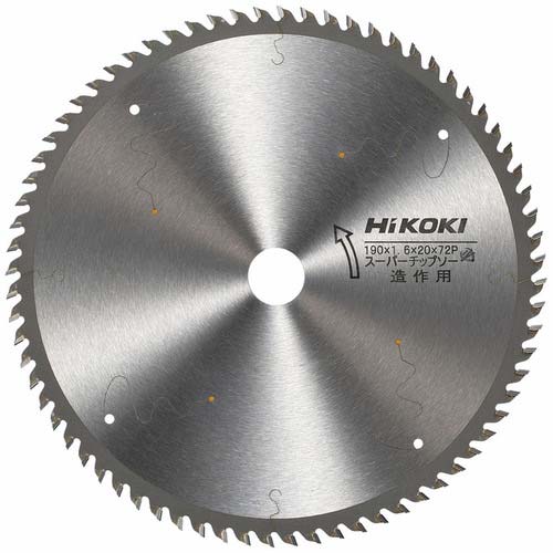 HiKOKI スーパーチップソー 190mm×20 72枚刃 0032-2441