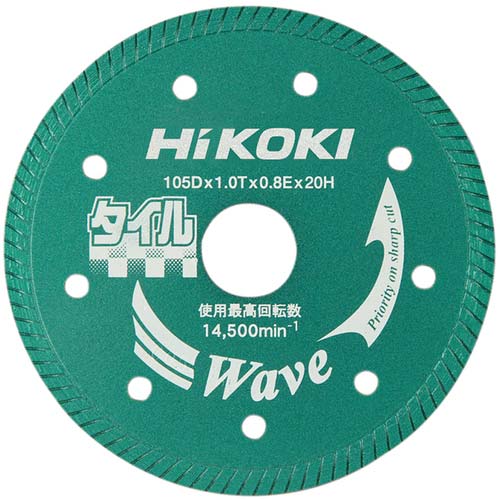 HiKOKI ダイヤモンドカッター 105mmX20 (タイル用) 0032-4689
