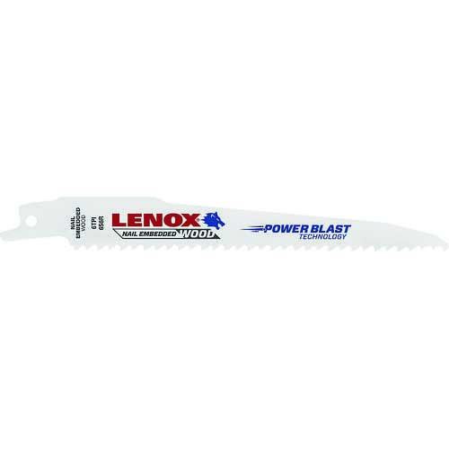 LENOX バイメタルセーバーソーブレード 656R 150mm×6山 (5枚入り) 20572656R
