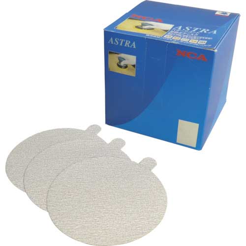 【廃番】NCA アストラディスク(のり付タイプ穴無) 粒度#320 A320 C2A-MD 125X0 PSA V00