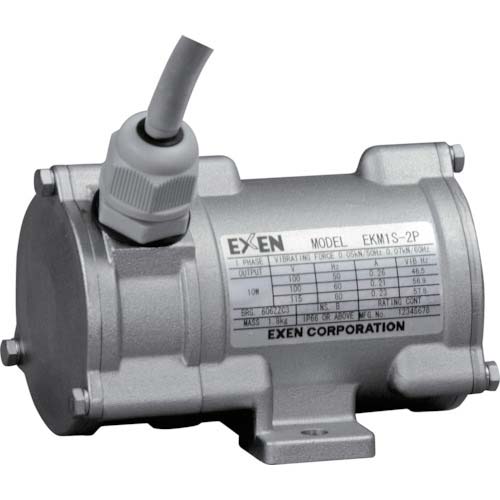 EXEN 超小型ステンレスボディー振動モータ(100V) EKM1S-2P