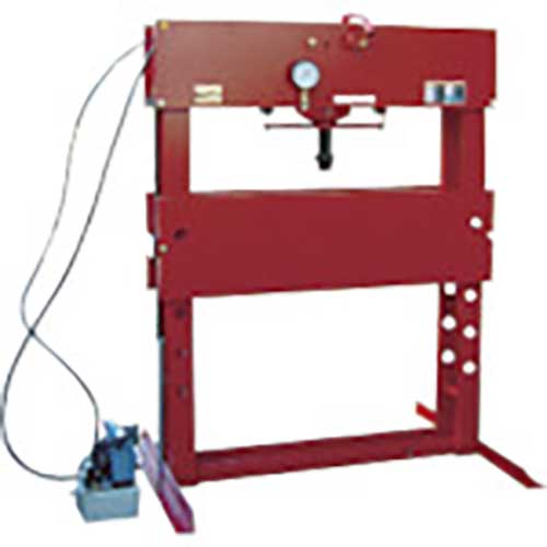 MASADA 矯正油圧プレス 電動式門型プレス(フットスイッチ) 電動・手動兼用タイプ 60トン MHP-60E-4A