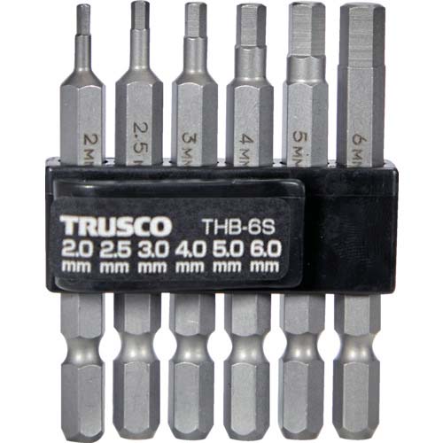 TRUSCO 六角ビットセット THB-6S