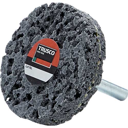 TRUSCO 軸付ナイロンホイール 軸径6mm #120 TNWJ-50