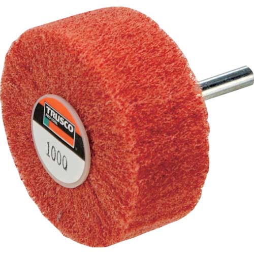 TRUSCO ナイロン軸付ホイール 外径60X厚み25x軸6 (5個入) UFN-625