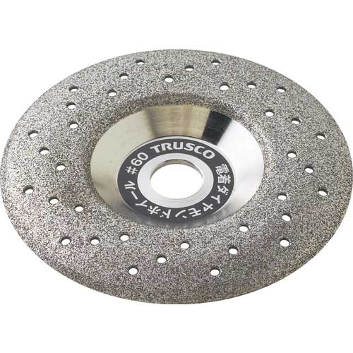 TRUSCO 電着ダイヤモンドホイール 102X10X15 仕上げ研磨用 UFO-1A