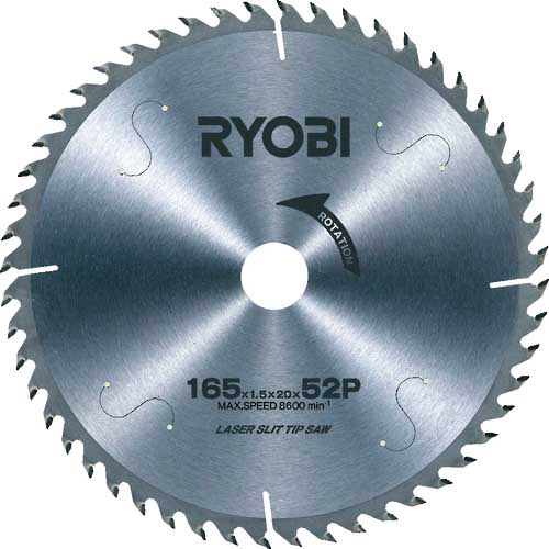 【廃番】リョービ レーザーチップソー 165mm W-660ED-K