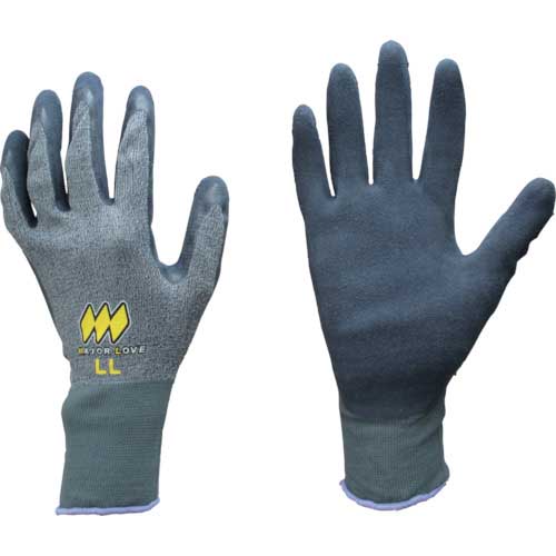 【在庫処分特価】【まとめ買い】トワロン 天然ゴム背抜き手袋メジャーローブフィット LL 323-LL【10双入り】