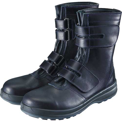 シモン 安全靴 マジック式 8538黒 26.5cm 8538N-26.5の通販｜現場市場