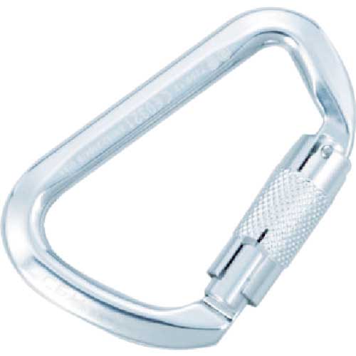 タイタン アルミ変形D型カラビナ ツイストロック式 ADT