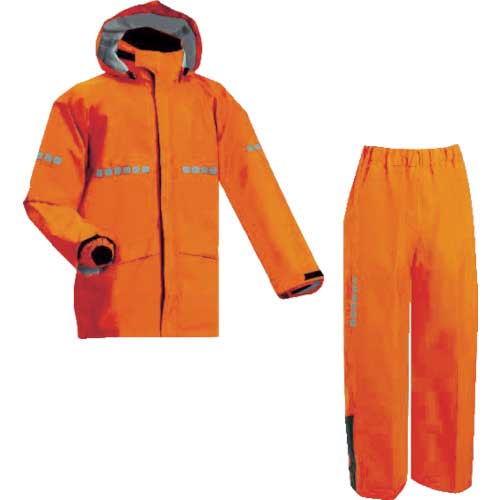 前垣 AP1000ワーキングレインスーツ レスキューオレンジ 4Lサイズ AP1000R.OR4L【送料無料】 前垣 AP1000ワーキングレインスーツ レスキューオレンジ 4Lサイズ