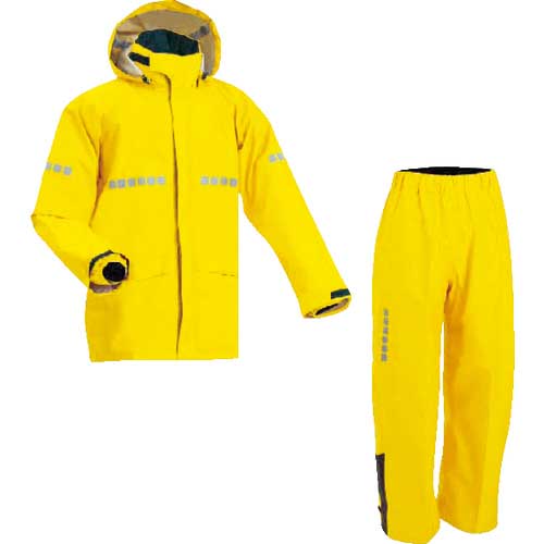 前垣 AP1000ワーキングレインスーツ イエロー Lサイズ AP1000 YE Lの