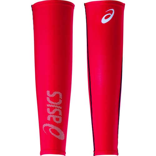 【廃番】アシックス ウィンジョブアームサポーター レッド L CH9000.23-L