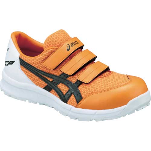 【廃番】アシックス ウィンジョブCP202 オレンジ×ブラック 29.0cm FCP202.0990-29.0