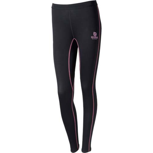 【アウトレット】おたふく BTアウトラスト ロングタイツ レディース ブラック/ピンク M JW-549-40-M