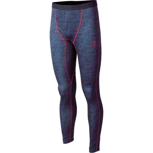 【アウトレット】おたふく BTアウトラスト ロングタイツ カモフラ/レッド M JW-550-44-M