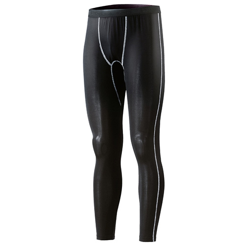 おたふく 冷感・消臭 パワーストレッチ ロングパンツ ブラック M JW-632-BK-M