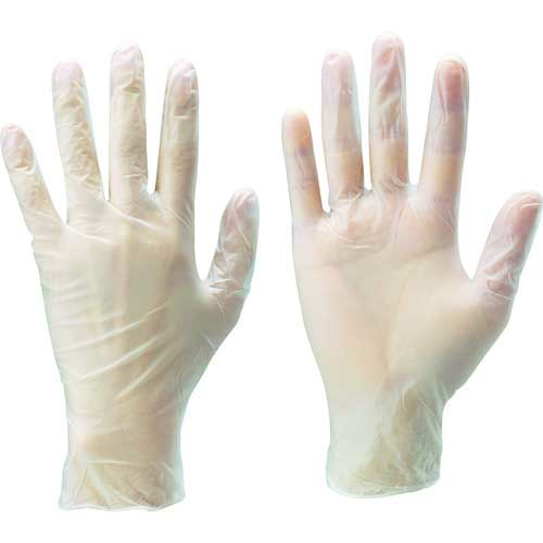 廃番 ショーワ ビニール使い捨て手袋 ｎｏ８０８ビニール極薄手袋パウダー付き１００枚入 ｌサイズ No808 L 作業 安全用品 現場市場