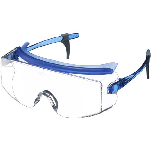 YAMAMOTO 保護メガネ 一眼型セーフティ オーバーグラス ブルー SN-737 BLU