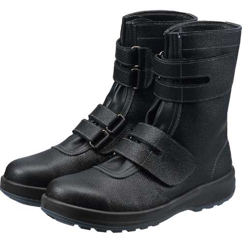 シモン 安全靴 長編上靴マジック式 SS38黒 26.5cm SS38-26.5の通販｜現場市場