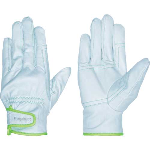 ペンギンエース 国産牛本革手袋 レインジャー・アテツキ(グリーン・Mサイズ) TH-503-M