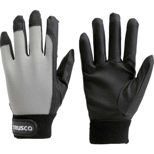 TRUSCO PU厚手手袋 LLサイズ グレー TPUG-G-LLの通販｜現場市場