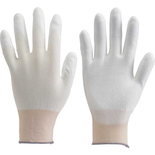 TRUSCO 簡易包装組立検査用ウレタンライト手袋 Lサイズ 10双入 TUFG-RL-10P