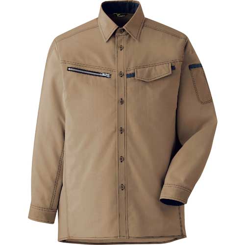 ミドリ安全 ベルデクセル 交織ストレッチシャツ VES 上 VESUE