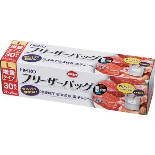 【廃番】HEIKO フリーザーバッグ 増量タイプ L 004752764
