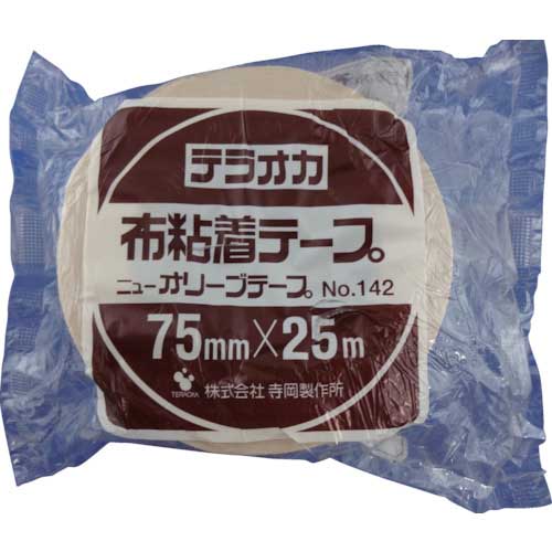 TERAOKA ニューオリーブテープ NO.142 75mm×25M 142 75X25