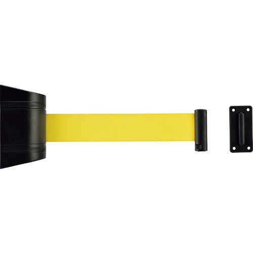 緑十字 ベルトパーテーション(壁面設置タイプ) KAB-3Y ベルト：黄/3m 受け金具付 332091の通販｜現場市場