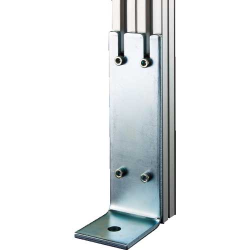 TRUSCO アルミ安全フェンス用アンカーブラケットL型 2本用 AFKL2