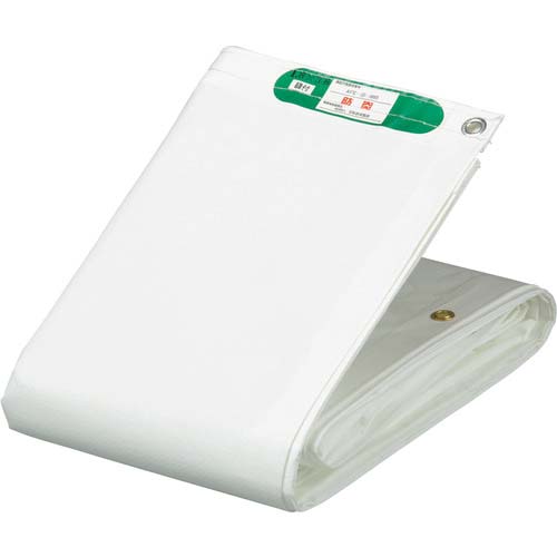 萩原 国産 塩ビ防炎シート ホワイト KEB