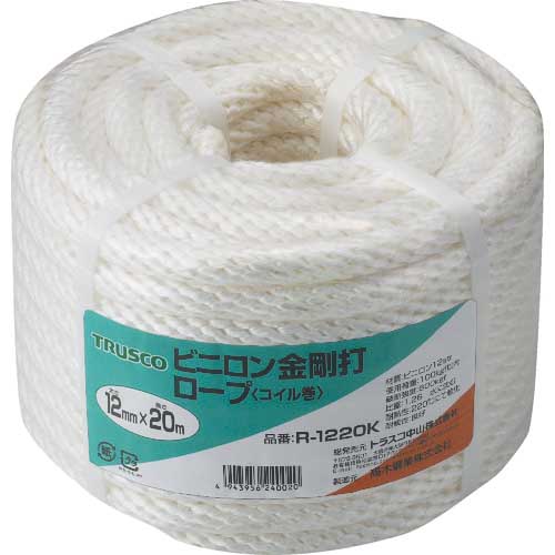 TRUSCO ビニロンロープ 金剛打 R K